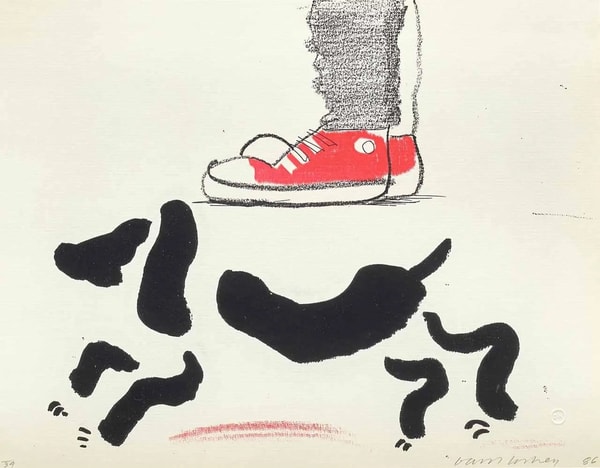 David Hockney - Ian with Heinz, 1986