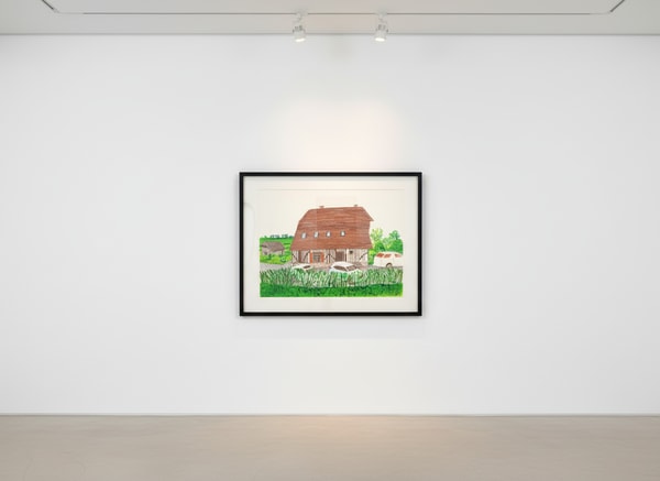 David Hockney - In Front of House Looking South, 2019, Inkjet print on paper