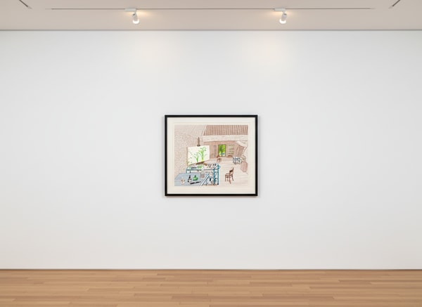 David Hockney - In The Studio, 2019, Inkjet print on paper
Signed, dated and numbered