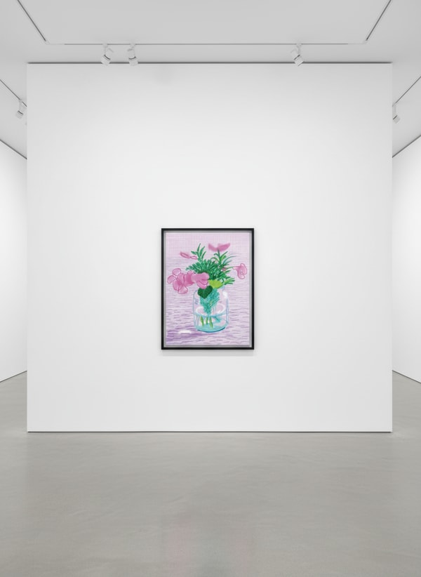 David Hockney - iPad Drawing 329 (Lilac), 8 colour inkjet print on cotton-fibre archival paper