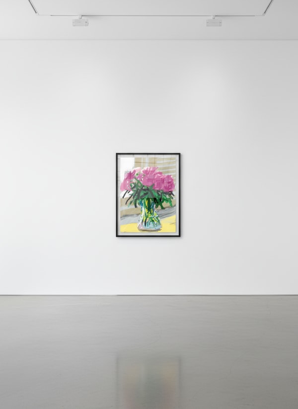 David Hockney - iPad Drawing No. 535, 28th June 2009, 2009, Eight color inkjet print on cotton fibre archival paper