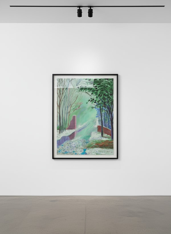 David Hockney - January 3rd, The Arrival of Spring in Woldgate, East Yorkshire, 2011, iPad Drawing printed on paper