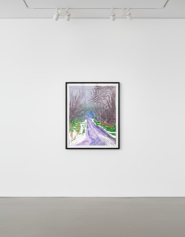 David Hockney - January 4, The Arrival of Spring in Woldgate, East Yorkshire, 2011, iPad Drawing Printed on Paper
