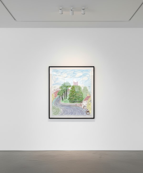 David Hockney - Kilham With Church, 2008, Inkjet print on wove paper