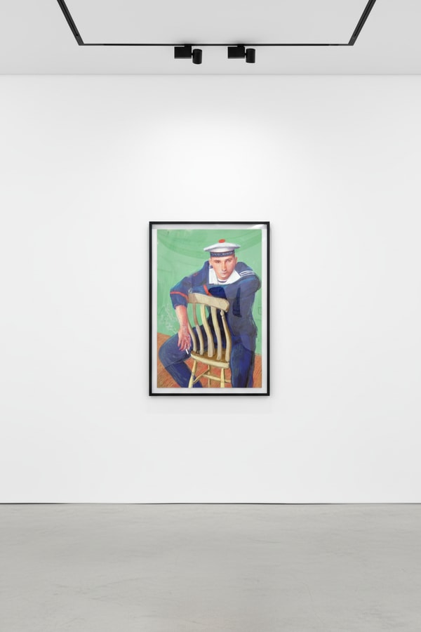 David Hockney - Matelot Kevin Druez 2, 2009, Computer drawing in colors, printed on wove paper