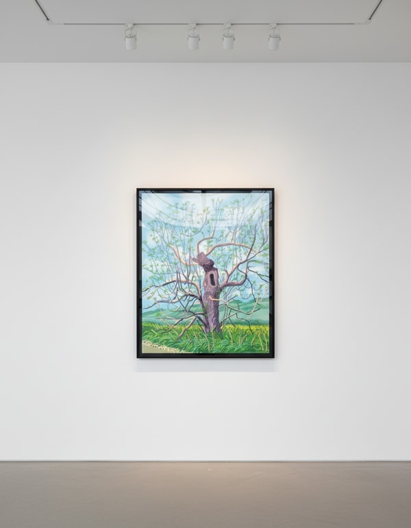 David Hockney - May 18, The Arrival of Spring in Woldgate, East Yorkshire, 2011, iPad Drawing printed on paper