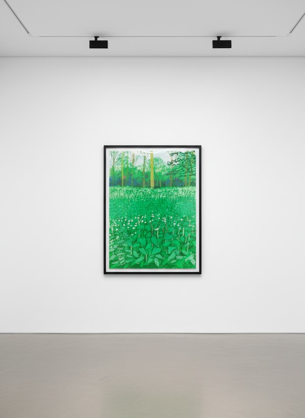 David Hockney - May 6, The Arrival of Spring in Woldgate, East Yorkshire, 2011, iPad Drawing printed on paper