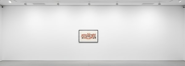 David Hockney - My Second Drawing of Beuvron-en-Auge, 2021, 11 colour inkjet print on cotton-fiber archival paper