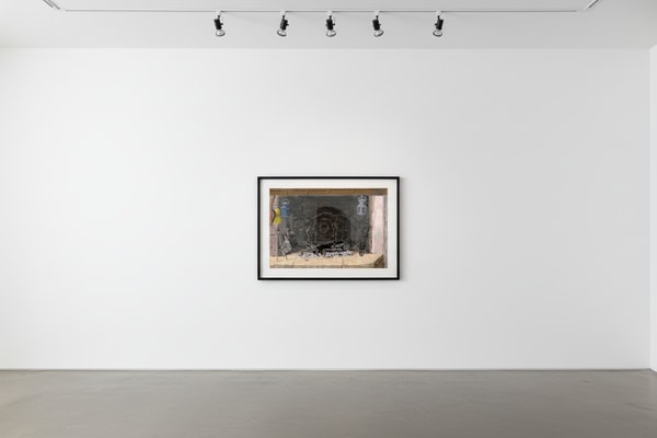 David Hockney - No Fire, 2020, iPad painting printed on paper