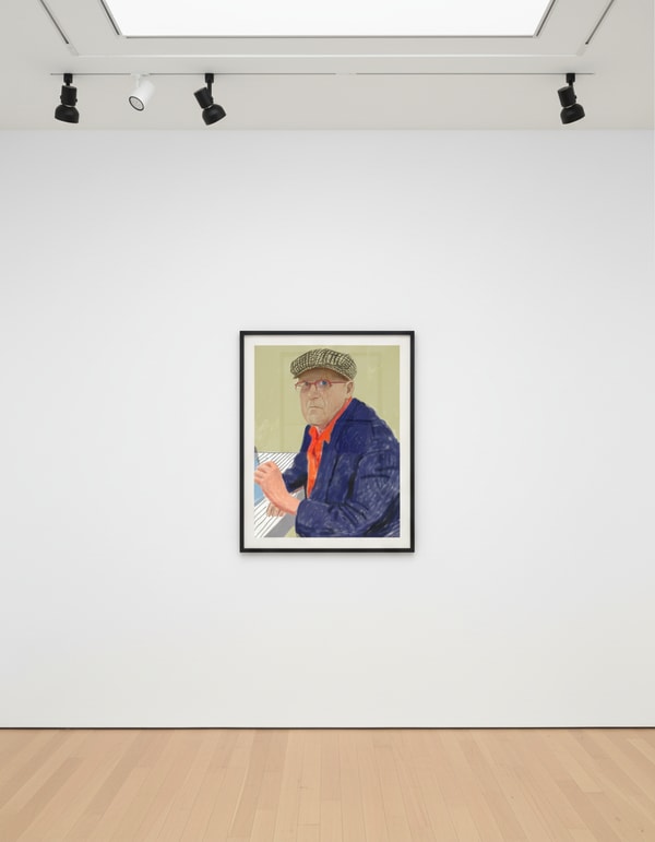David Hockney - Self Portrait II, 2012, iPad Drawing Printed on Paper