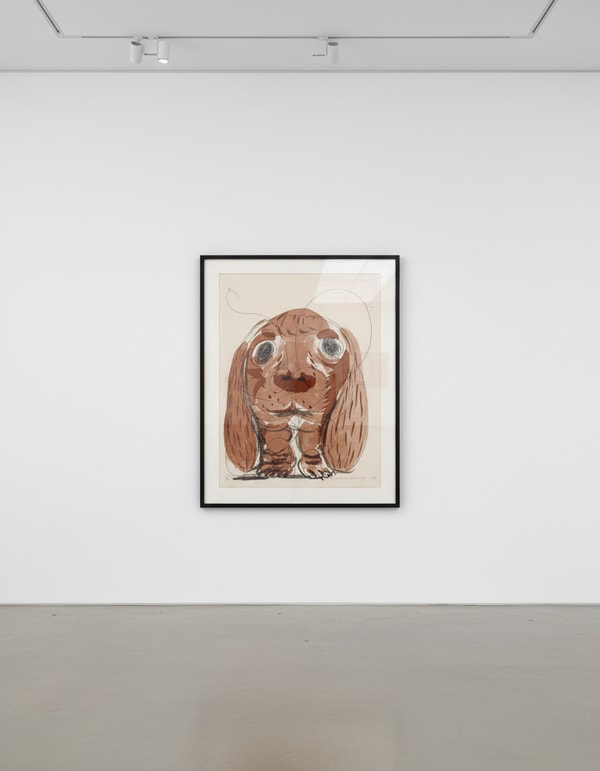 David Hockney - Stanley at 8 weeks, 1986, Home Made Print