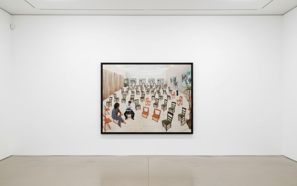 David Hockney - The Chairs, 2014, Photographic drawing