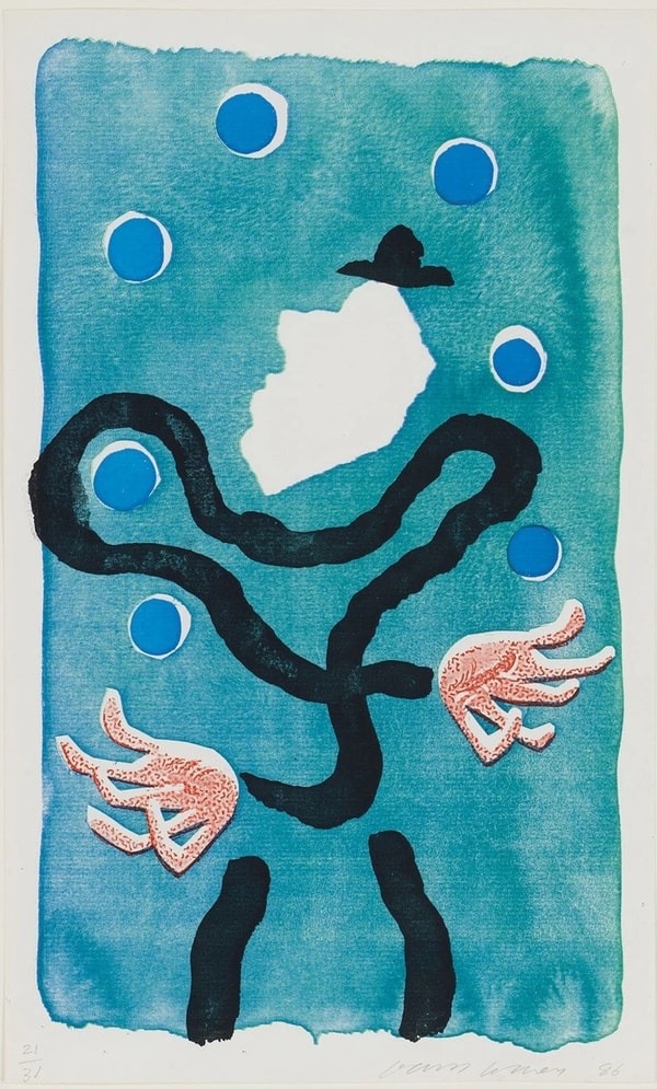 David Hockney - The Juggler, 1986