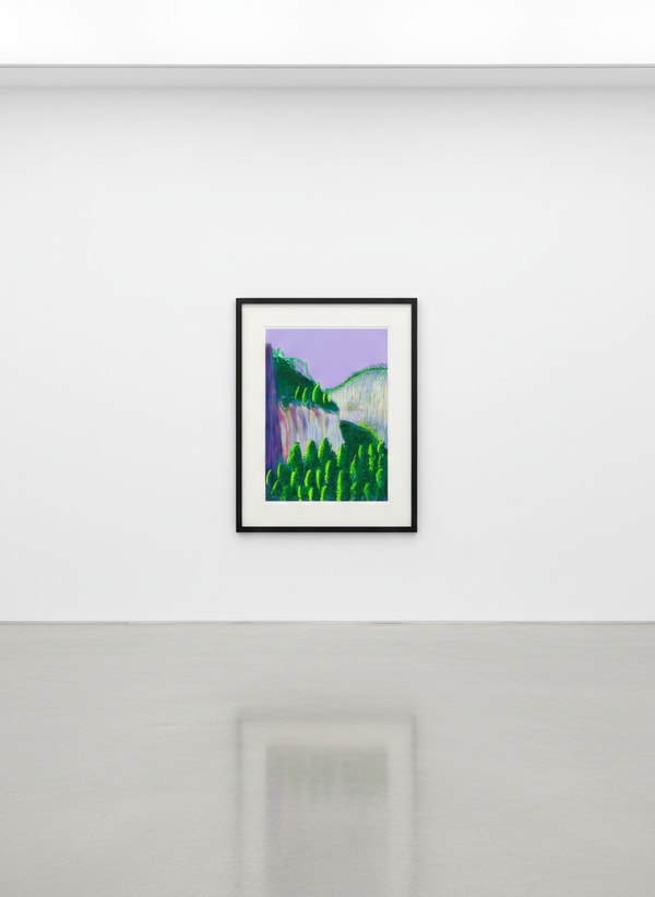 David Hockney - The Yosemite Suite No. 11, 2010, iPad drawing on paper