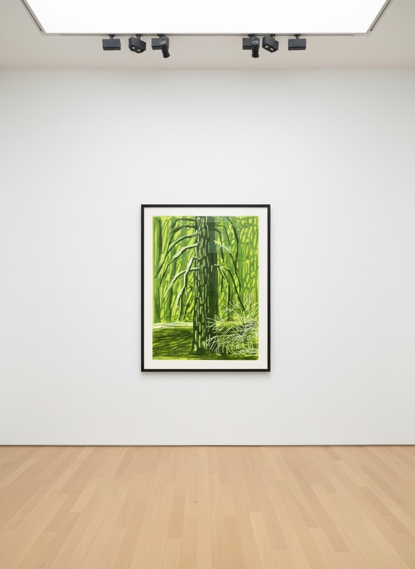 David Hockney - The Yosemite Suite No. 18, 2010, Ipad drawing on paper