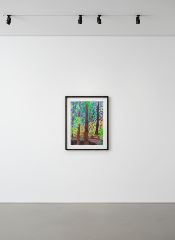 David Hockney - The Yosemite Suite No. 6, 2010, iPad drawing on paper