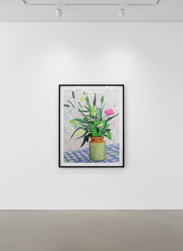 David Hockney - Untitled iPad Drawing 516, 2022, 8 colour inkjet print on cotton-fibre archival paper