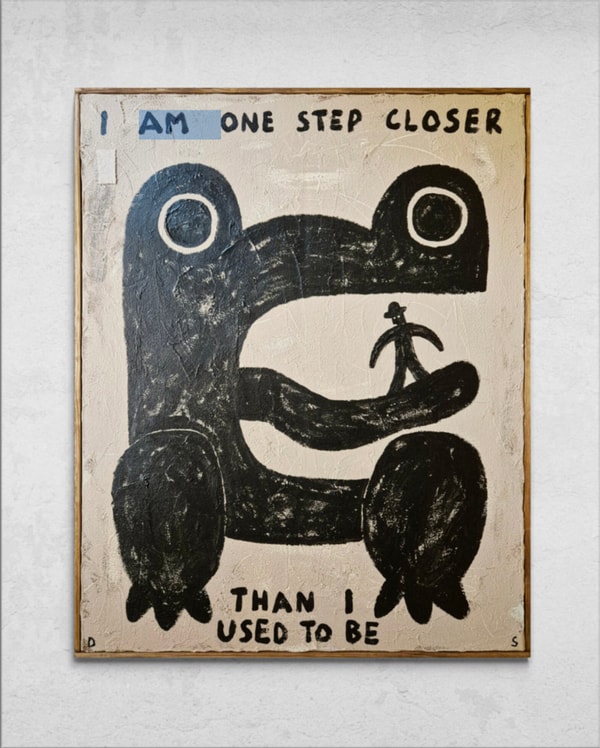 David Schmitt - One Step Closer, 2025, Mixed media on canvas