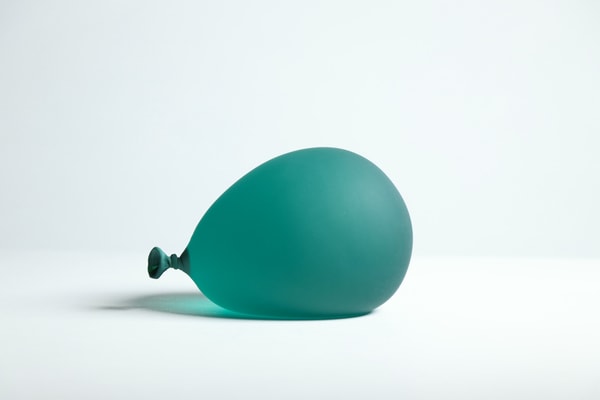 Dylan Martinez - Forest Green Water Balloon, 2024, Glass sculptures - hot sculpted, sandblasted, acid etched