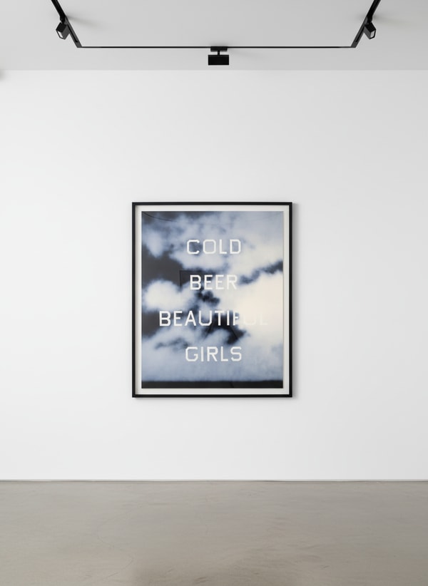 Ed Ruscha - Cold Beer, 2009, Lithograph