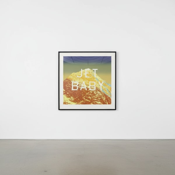 Ed Ruscha - Jet Baby, 2011, Lithograph
Trial Proof