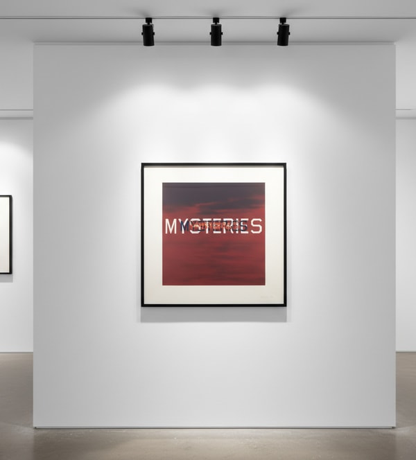 Ed Ruscha - Mysteries, 2021, Lithograph on paper