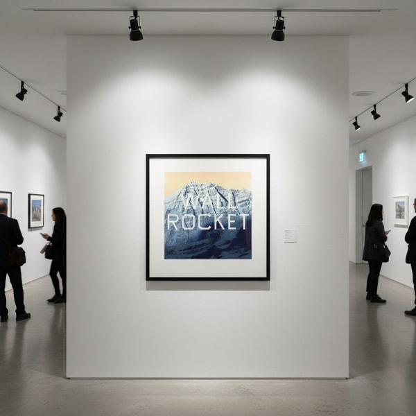 Ed Ruscha - Wall Rocket, 2013, Lithograph