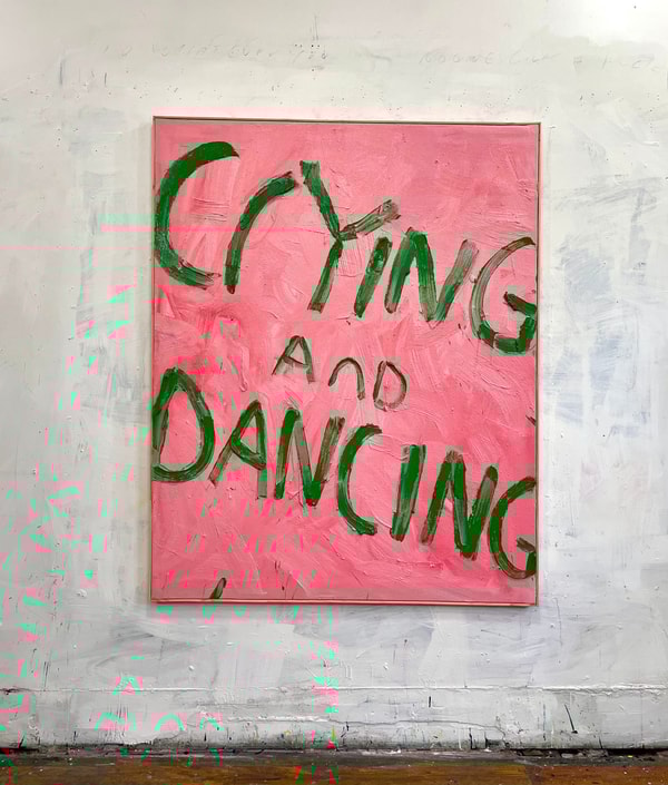 Eric Stefanski - Crying and Dancing, 2024, Oil on canvas