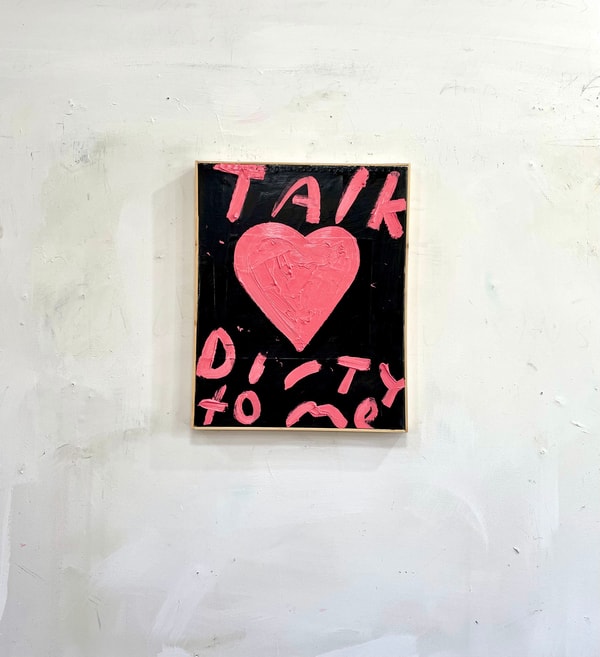 Eric Stefanski - Dirty Talk, 2023, Oil on canvas