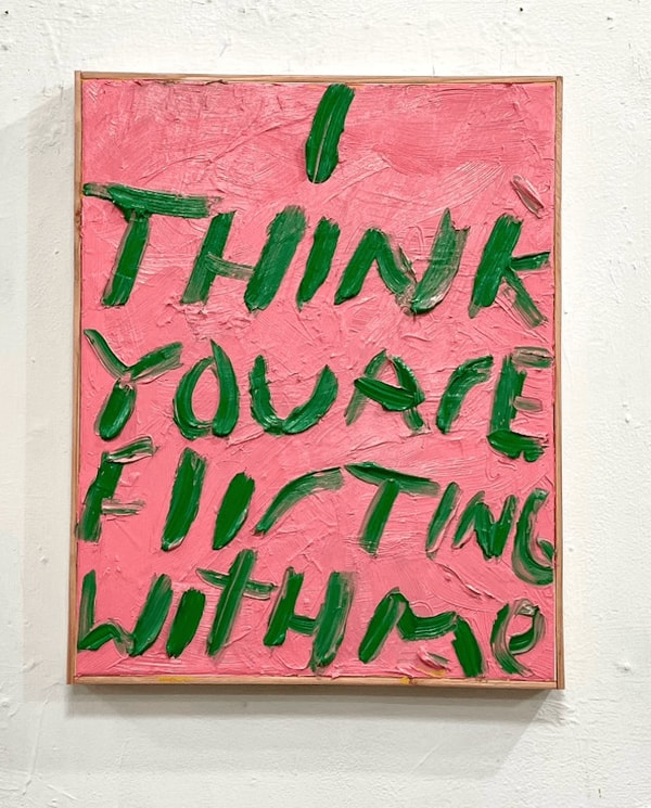 Eric Stefanski - Flirting, 2024, Oil on canvas