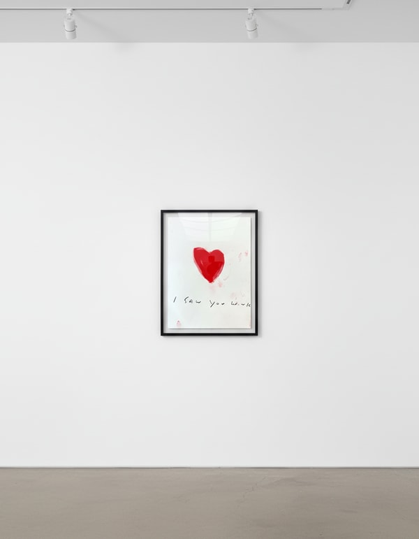 Eric Stefanski - I Saw You Wink, 2023, Oil pastel and charcoal on heavyweight paper