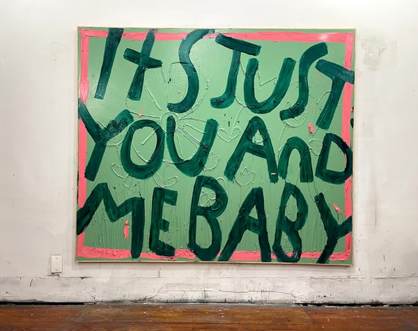 Eric Stefanski - It's Just You And Me Baby, 2023, Oil on canvas