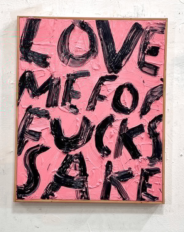 Eric Stefanski - Love Me, 2024, Oil on canvas