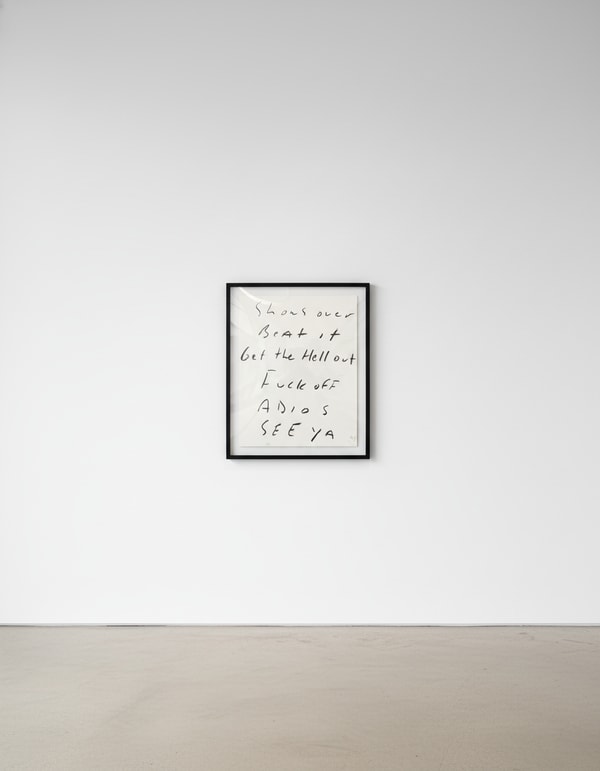 Eric Stefanski - Show's Over, 2023, Charcoal on heavyweight paper