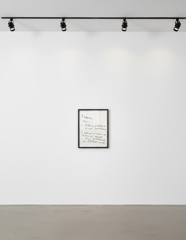 Eric Stefanski - Thirsty, 2023, Charcoal on heavyweight paper