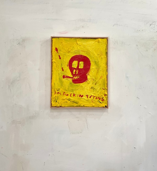 Eric Stefanski - Trying, 2023, Oil on canvas