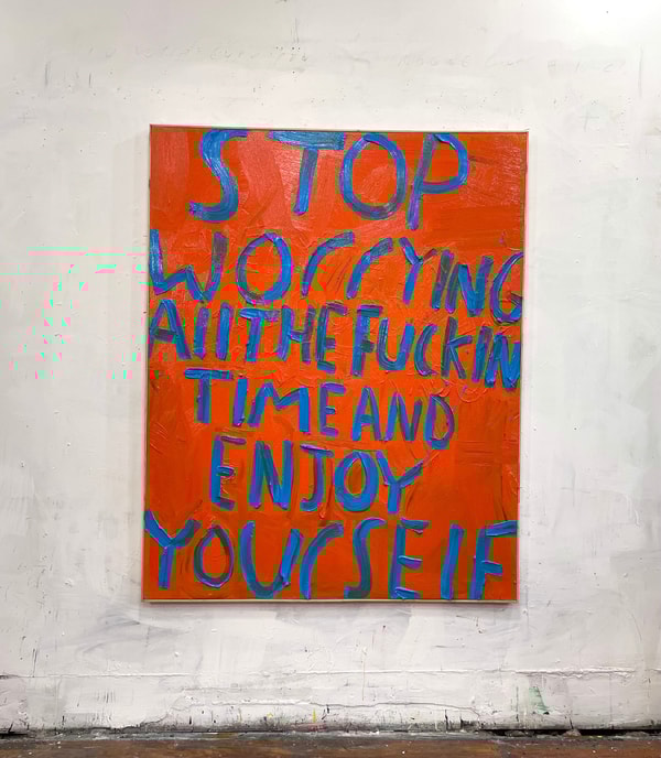 Eric Stefanski - Worry, 2024, Oil on canvas