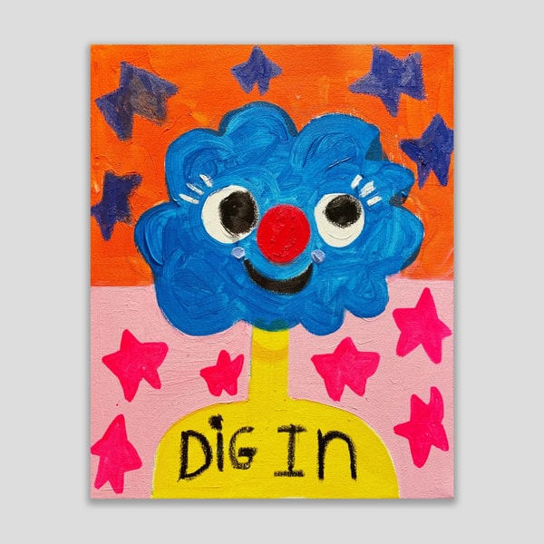 Fanny Brodar - Dig In, 2022, Porcelain dinner plate with a collector presentation box
Made in the USA