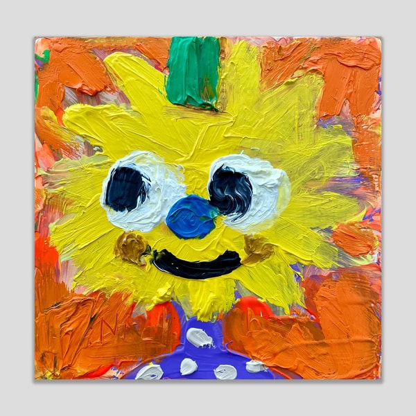 Fanny Brodar - Sunkist, 2022, Oil on wood panel