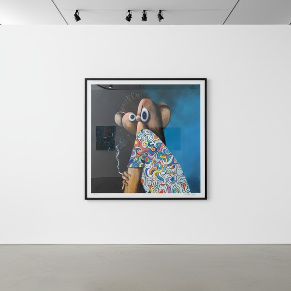 George Condo - Lost in Time, 2024, 22 colour silkscreen with spot colours on 600gsm Somerset Tub Sized Radiant White paper