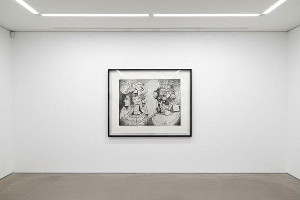 George Condo - Renaissance Musicians, 2019, Etching