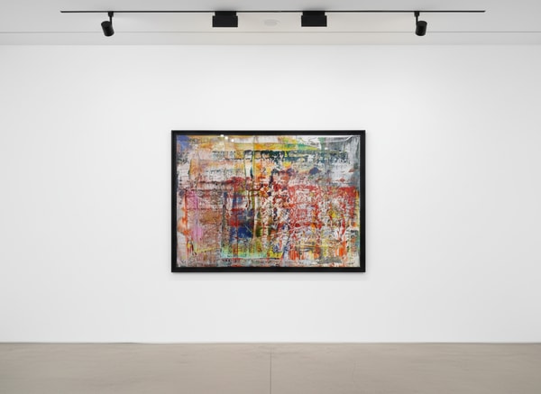 Gerhard Richter - Abstraktes Bild P1, 2014, Diasec-mounted chromogenic print on aluminium after the painting of 1990