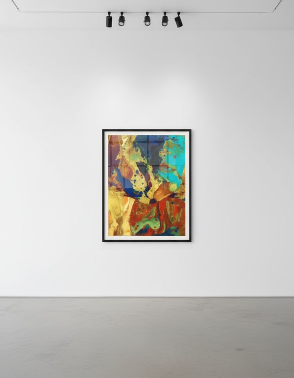 Gerhard Richter - Bagdad P9, 2014, Diasec mounted chromogenic print on aluminium