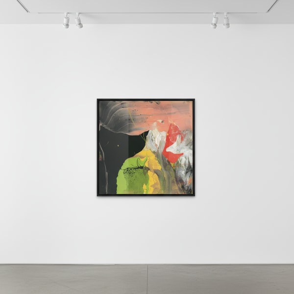 Gerhard Richter - Flow P6, 2014, Diasec-mounted chromogenic print on aluminium