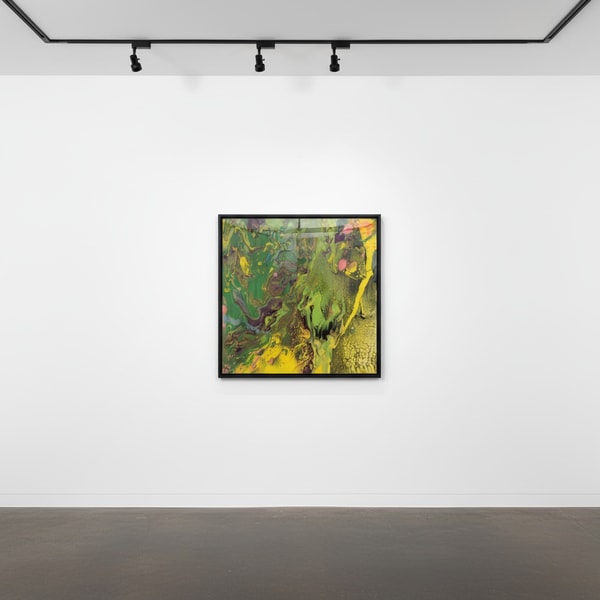 Gerhard Richter - Flow P7, 2014, Diasec-mounted chromogenic print on aluminium