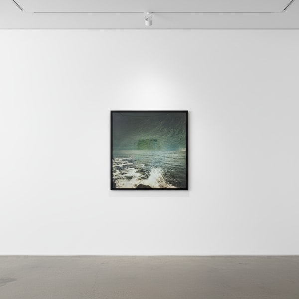 Gerhard Richter - Sea, 1972, Offset lithograph in colors on thin cardboard fixed on white cardboard