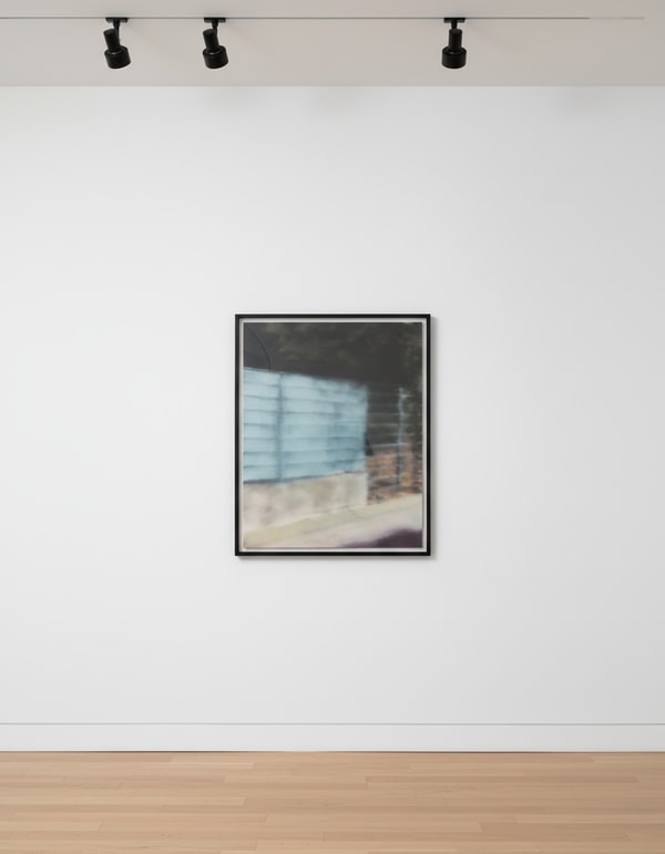 Gerhard Richter - Zaun P13, 2015, Diasec-mounted giclée print on aluminium composite panel