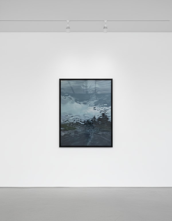 Gregory Thielker - Prelude (Pale Grey), 2024, Oil on canvas