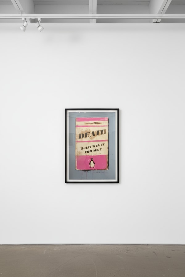 Harland Miller - Death What's In It For Me, Hand finished print