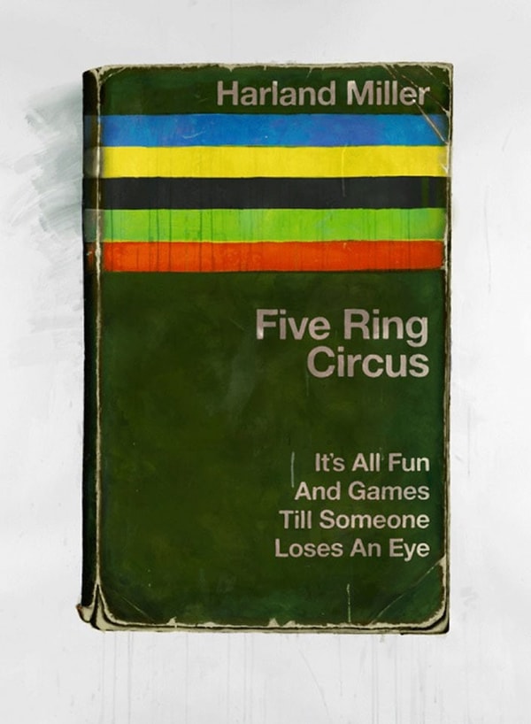 Harland Miller - Five Ring Circus, It's All Fun and Games Until Someone Loses An Eye, 2012, Giclée print